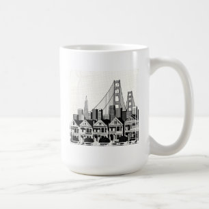 B&W San Francisco California Coffee Mug