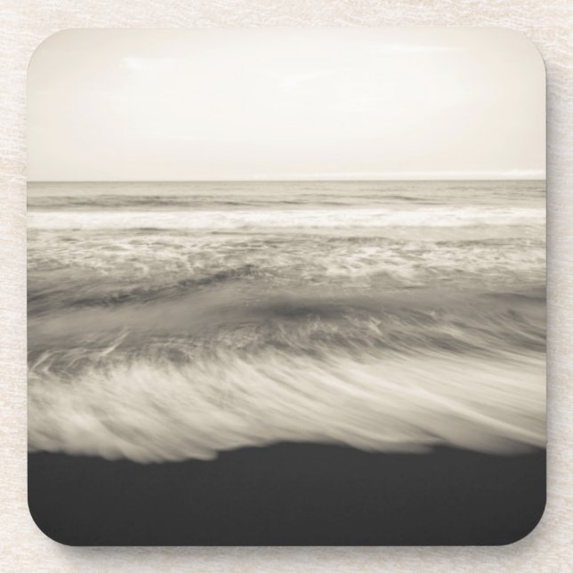 B&W seascape, Hawaii Coaster (Front)