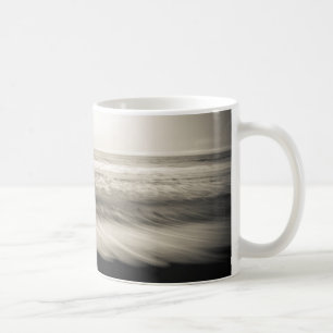 B&W seascape, Hawaii Coffee Mug