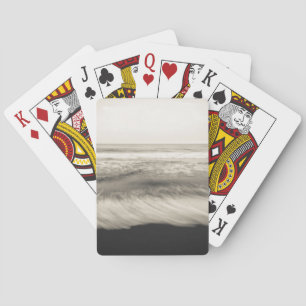 B&W seascape, Hawaii Playing Cards