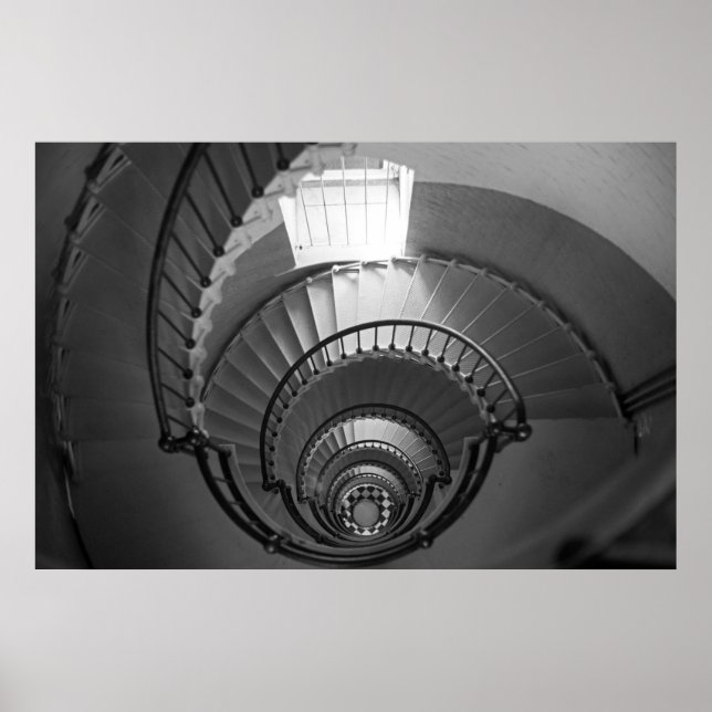 B&W Spiral Poster (Front)