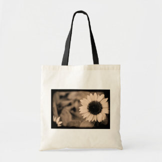B&W Sunflower Tote