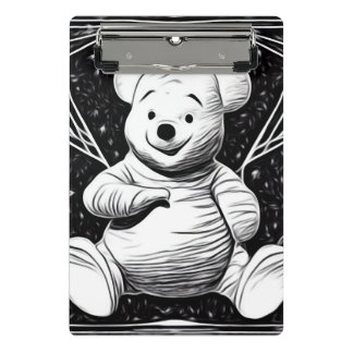 B&W Vintage Pooh Mini Clipboard