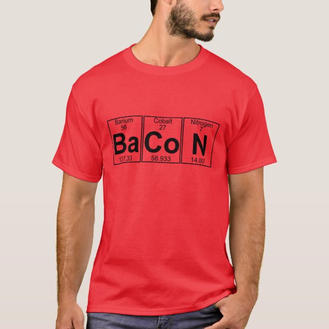 Ba-Co-N (bacon) - Full T-Shirt (Front)