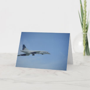 BA Concorde, take-off, Heathrow Card