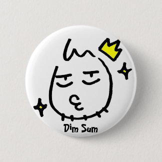 ba, Dim Sum 2 Inch Round Button