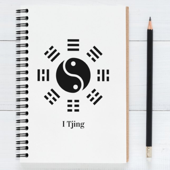 Ba Gua, eight trigrams, yin yang customizable  Notebook (Creator Uploaded)
