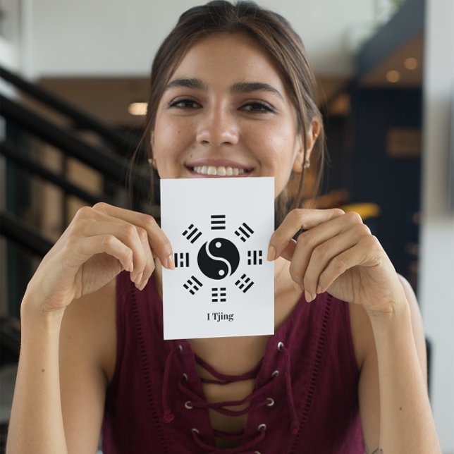 Ba Gua, eight trigrams, yin yang customizable  Postcard (Creator Uploaded)