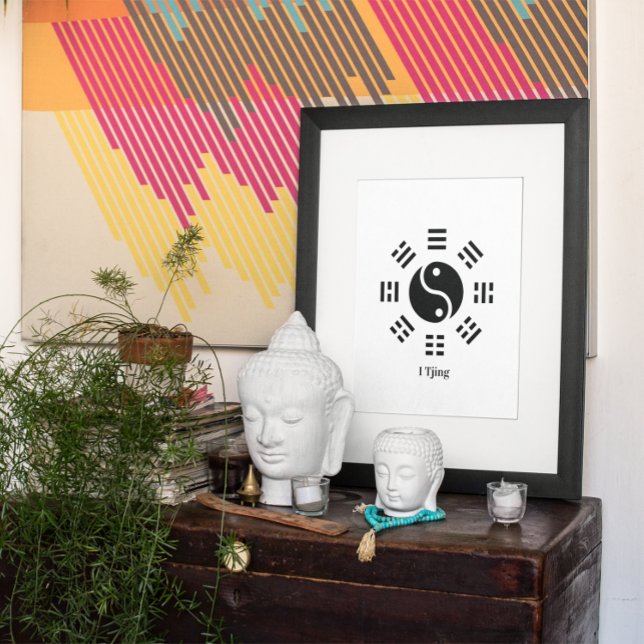 Ba Gua, eight trigrams, yin yang customizable  Poster (Creator Uploaded)