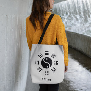 Ba Gua, eight trigrams, yin yang customizable Tote Bag