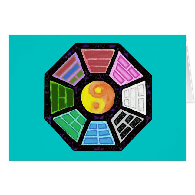 Ba-Gua peint (Devant horizontal)