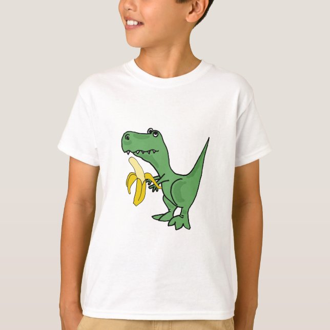 BA-T-Rex Manger un T-shirt Banana (Devant)