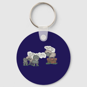Baa, Baa, Baa Keychain