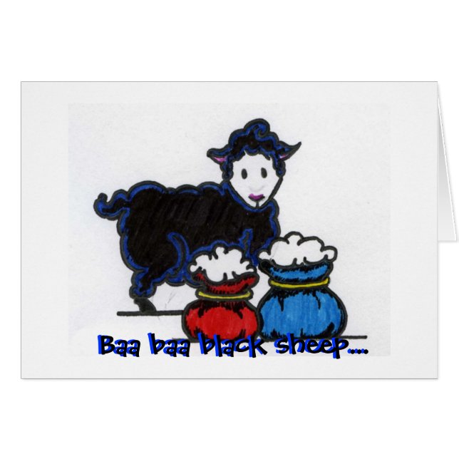 Baa baa black sheep... (Front Horizontal)
