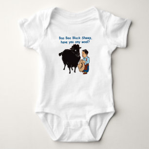 Baa Baa Black Sheep Baby Bodysuit