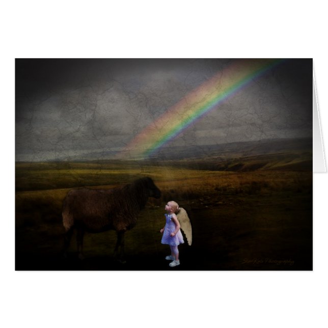 'Baa Baa Black Sheep' blank Card (Front Horizontal)