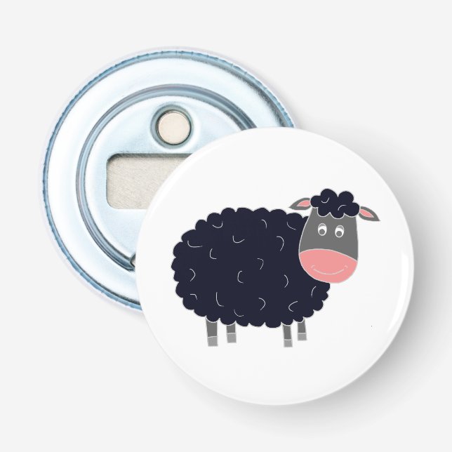 Baa Baa Black Sheep Bottle Opener (Front)