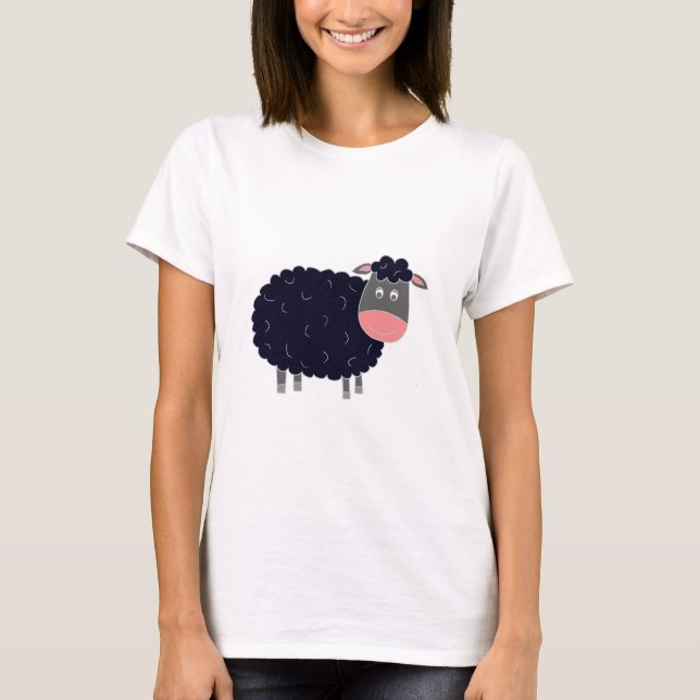 Baa Baa Black Sheep T-Shirt (Front)