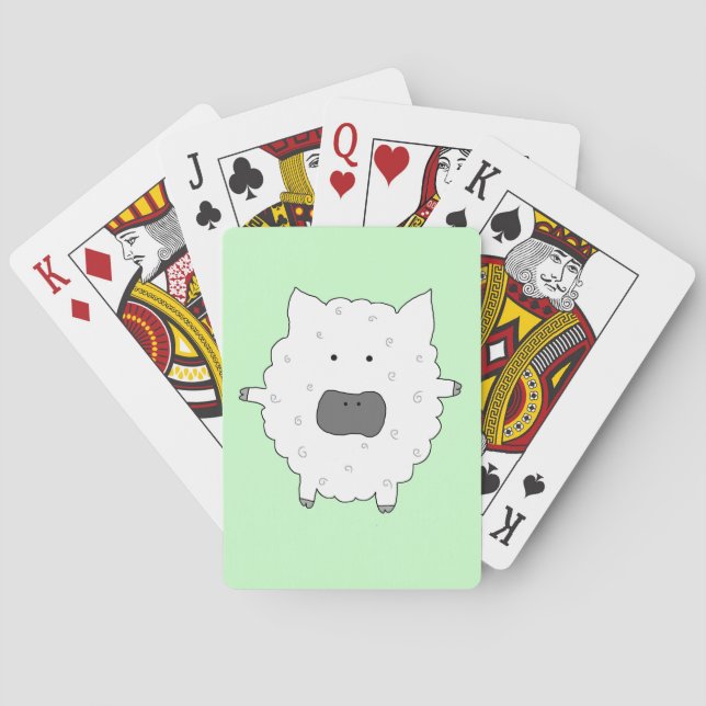 Baa Baa Sheep Playing Cards (Back)