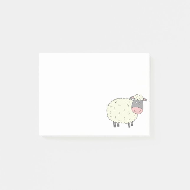 Baa Baa Sheep Post-it Notes (Front)