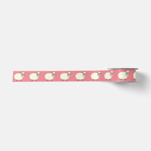 Baa Baa Sheep Satin Ribbon (Front)