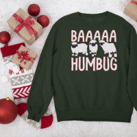 Baa Humbug Funny Valais Blacknose Sheep Christmas