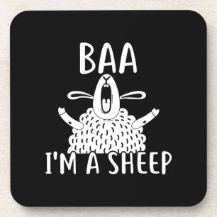 Baa I'm A Sheep   Sheep Owner Present Coaster