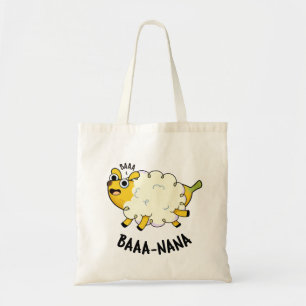 Baa-nana Funny Banana Pun  Tote Bag