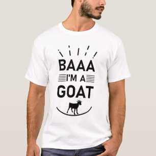 Baaa I'm a Goat Funny Halloween Party Animal T-Shirt