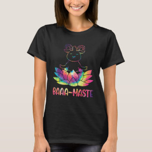 Baaa-Maste Livestock Herd Yoga Meditate Farm Anima T-Shirt