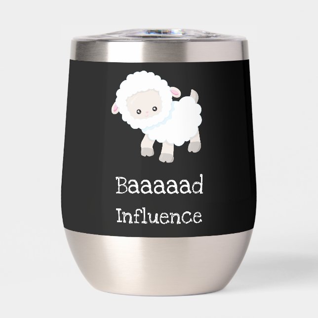 Baaaad Influence Personalized Cute Lamb Sheep (Front)