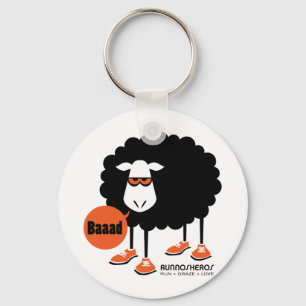 Baaad Black Sheep Keychain