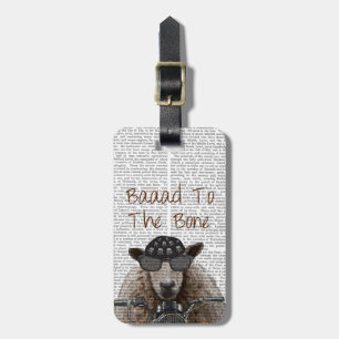 Baaad To the Bone Luggage Tag