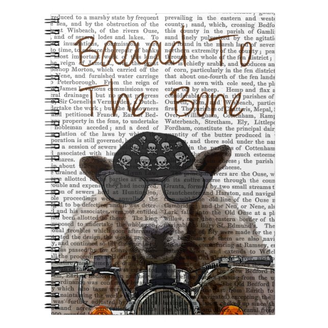 Baaad To the Bone Notebook (Front)