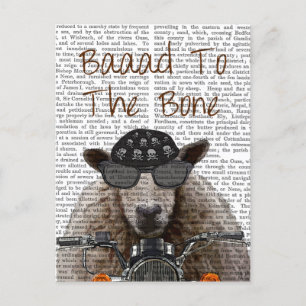 Baaad To the Bone Postcard