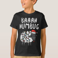 Baaah Humbug Sheep Xmas Lights Fun Anti Christmas 