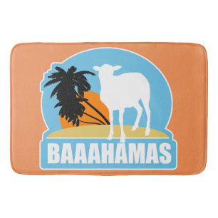 Baaahamas Beach Bath Mat