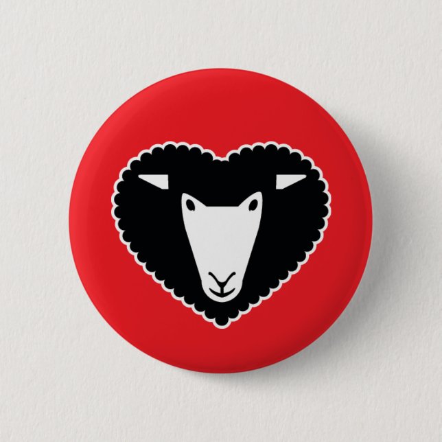 BAAAHS 2 INCH ROUND BUTTON (Front)