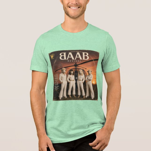 BAAB Album: a Parody Tri-Blend Shirt (Front)