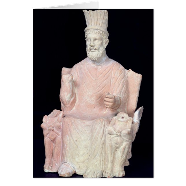 Baal Hammon seated on his throne (Front)