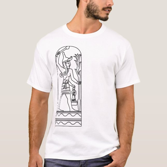 Ba'al or Baal - Sumerian's King of Gods T-Shirt (Front)