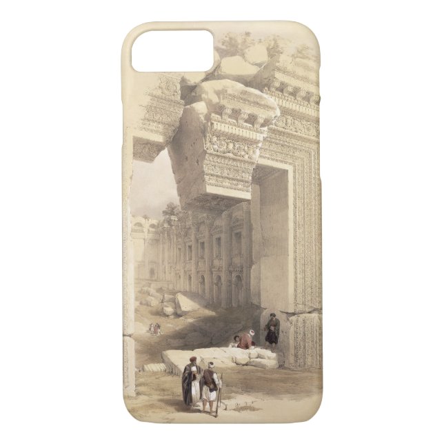 Baalbec, May 7th 1839, plate 81 from Volume II of Case-Mate iPhone Case (Back)