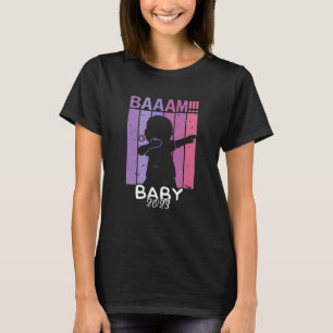 Baam Girl Baby 2023 Dab Pregnancy Expectant Mother T-Shirt