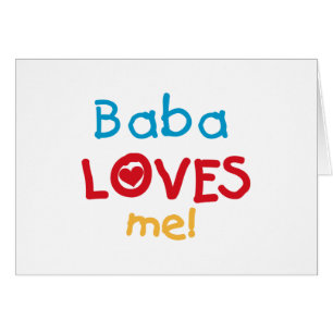 Baba aime mes t-shirts et cadeaux