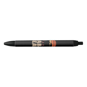 Baba Bear Vintage Retro Funny Father's Day 2 Cubs  Black Ink Pen