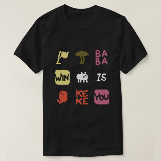 Baba is You Grid Design Classic T-Shirt (Design Front)