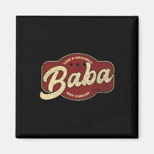 Baba Like A Grandpa But Cooler - Baba Arabic  Magnet