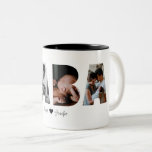 Baba Photo Collage Gift Father's day or Grandpa Two-Tone Coffee Mug<br><div class="desc">This is a BABA photo collage mug with 4 photos. This is the perfect gift for dad or grandpa for father’s day,  his birthday or Christmas.</div>