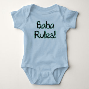 Baba Rules! Baby Bodysuit