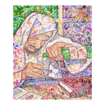 Baba Sali Hebrew Letters